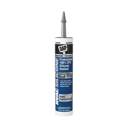 DAP 10.3 oz Hvac Silicone 100 Percent Rtv Silicone Sealant Aluminum DA4890